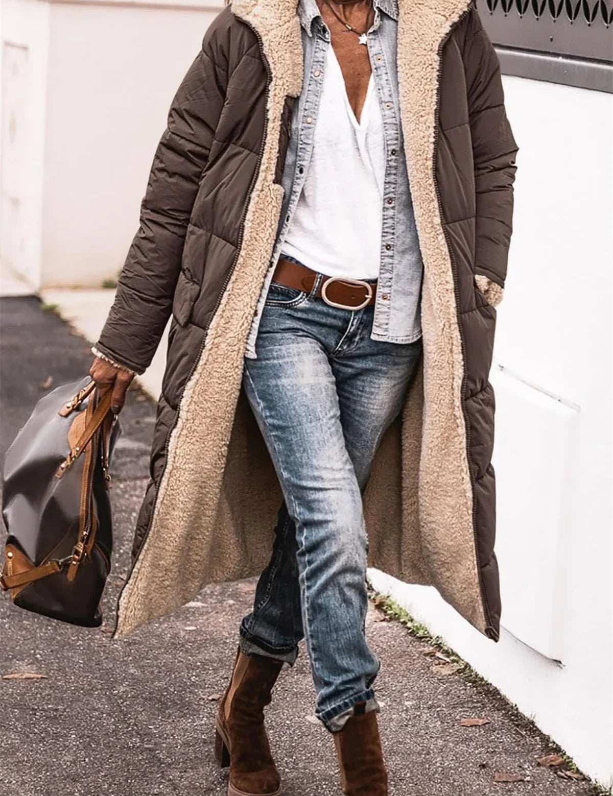 Maria - Reversable Quilted Coat