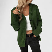 Brittan - Knitted Cardigan with Buttons