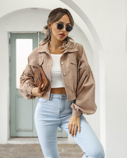 Lily - Women's Casual Cropped Jacket