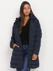Isabelle - Women's Padded Winter Coat with Hood