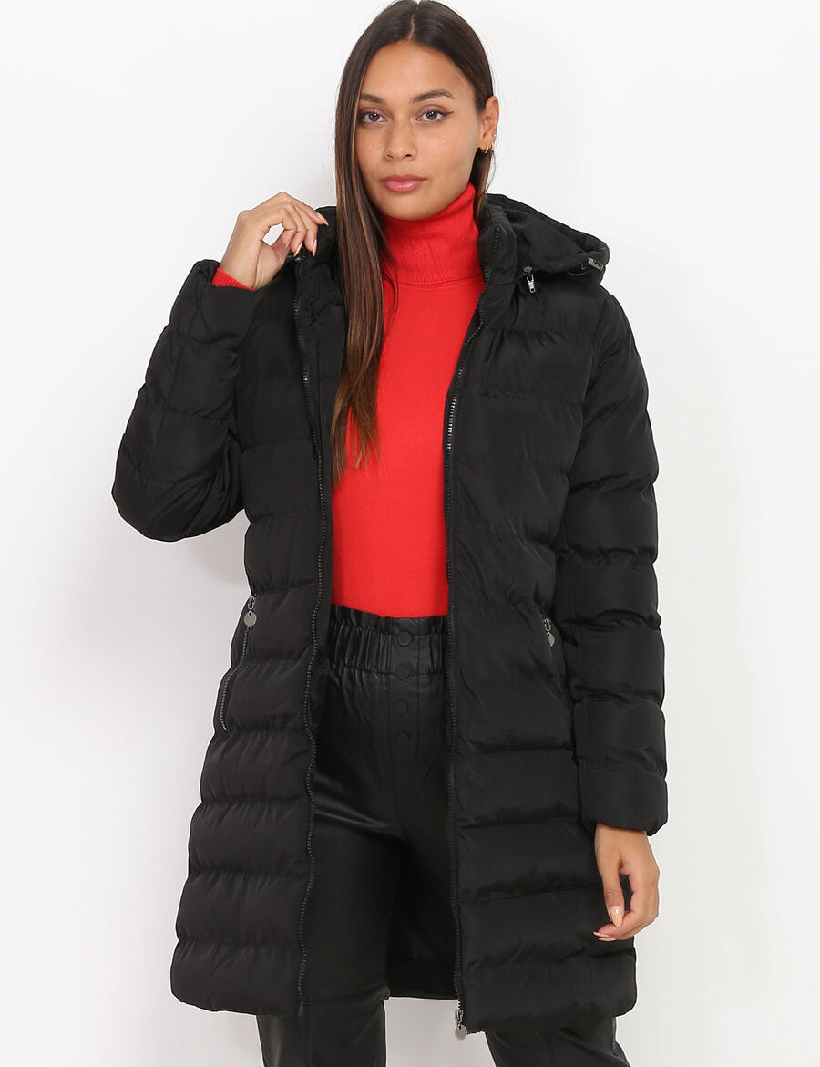 Isabelle - Women's Padded Winter Coat with Hood