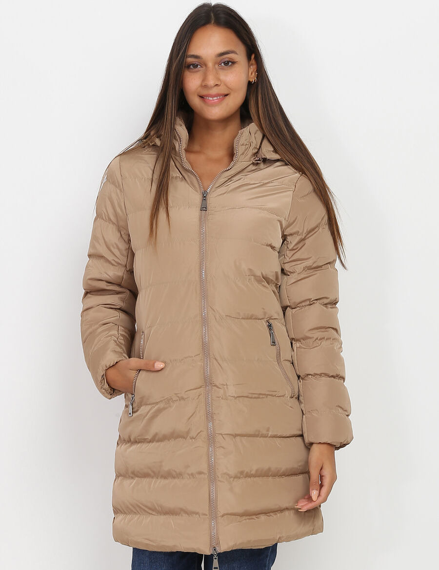 Isabelle - Women's Padded Winter Coat with Hood