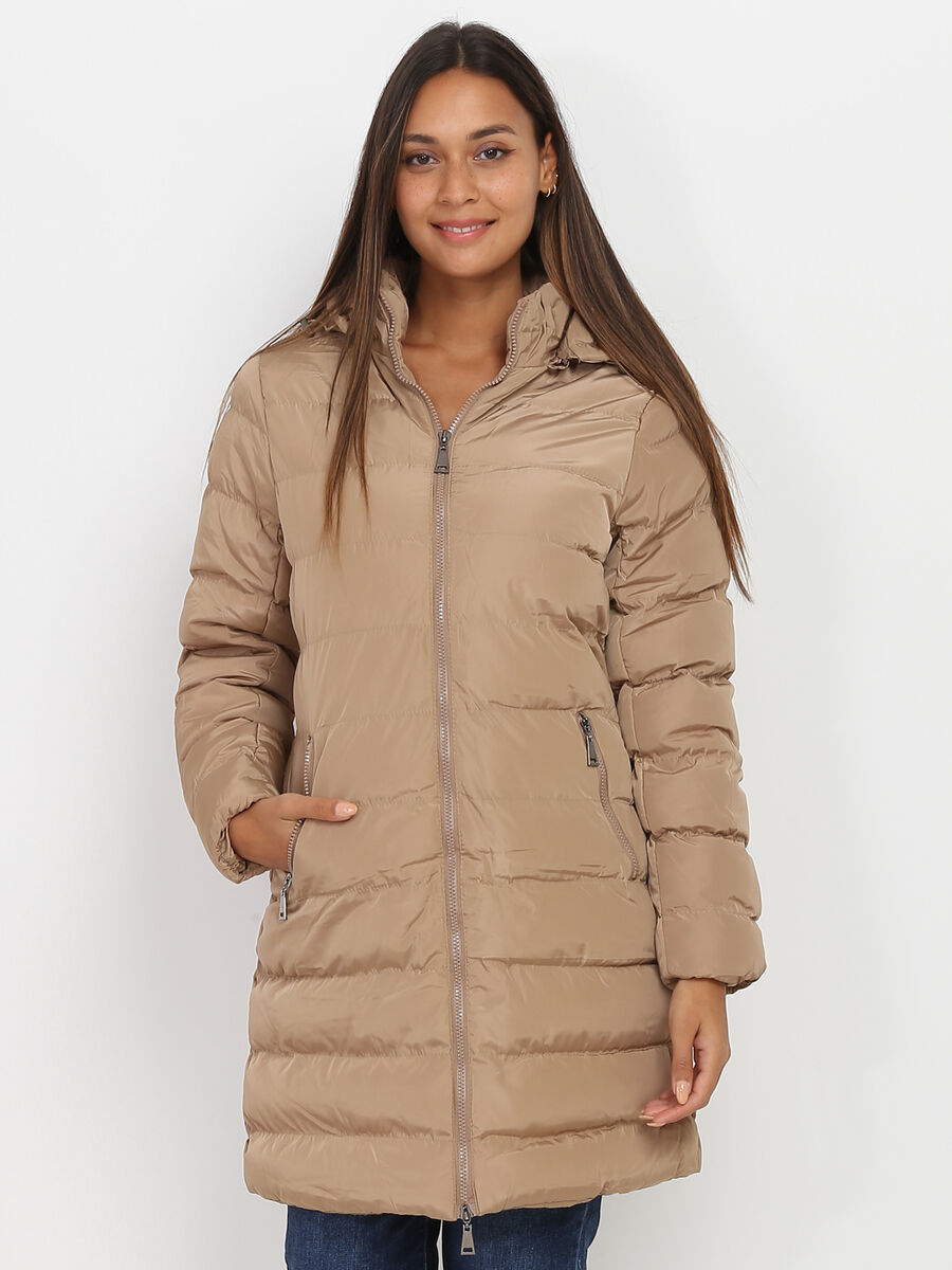 Isabelle - Women's Padded Winter Coat with Hood