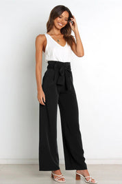 Layla - Women's Wide Leg Linen Trousers