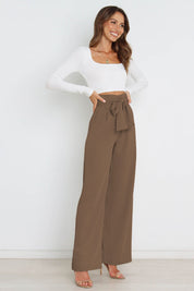 Layla - Women's Wide Leg Linen Trousers