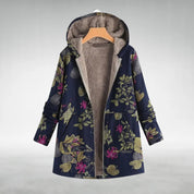 Mira - Stylish Floral Fleece Jacket