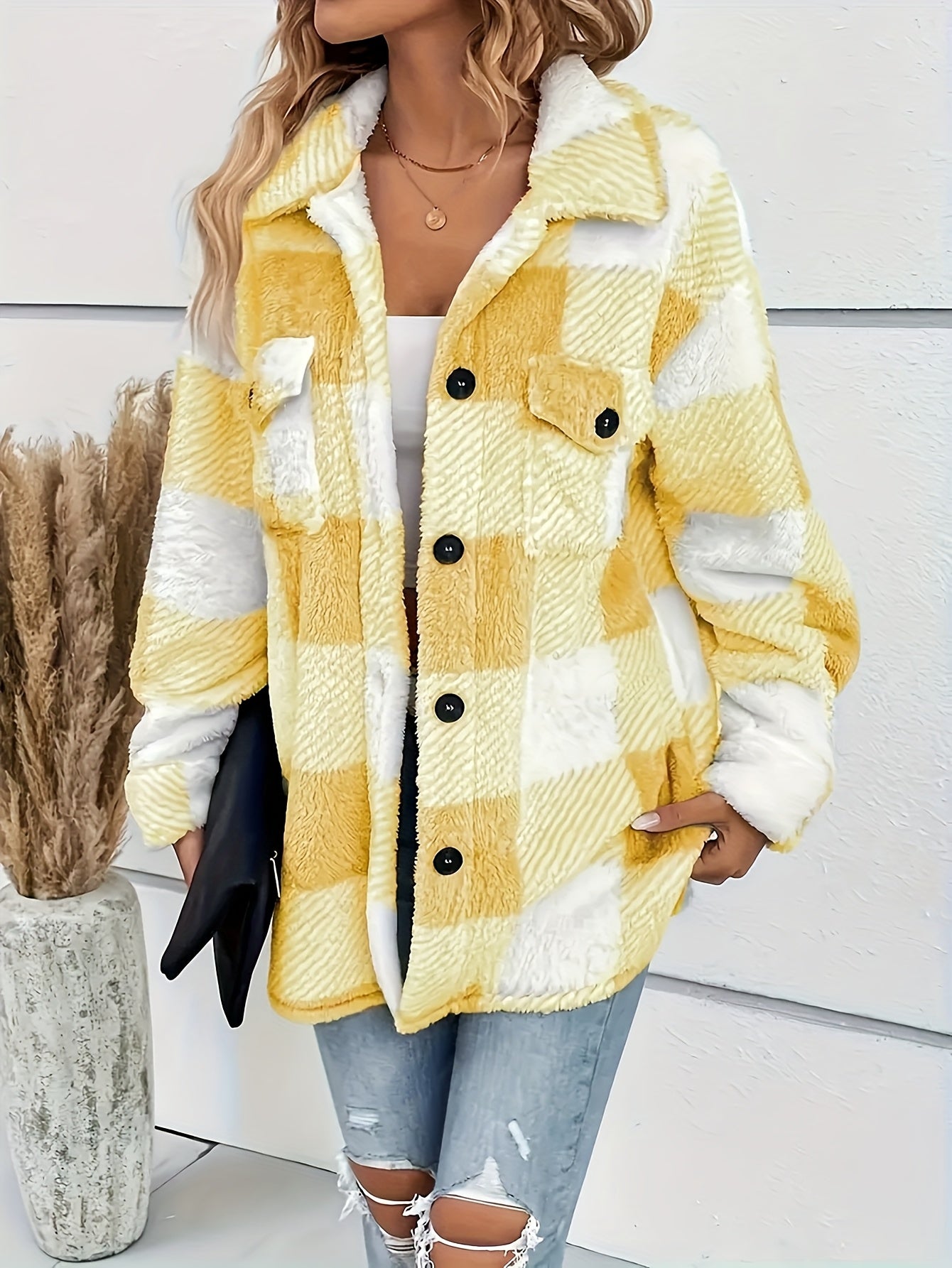 Jasmijn - Plush Fleece Winter Jacket