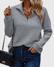 Abigail - Elegant Sweater with Zipper