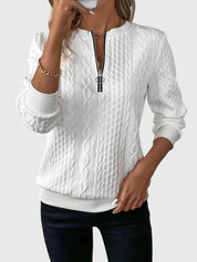 Catherine - Half Zip Sweatshirt
