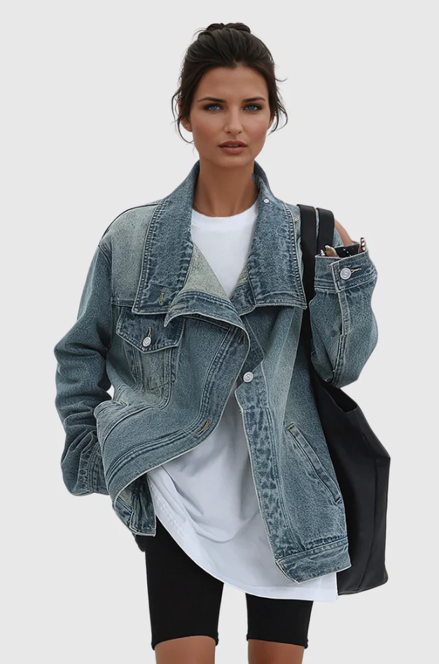 Eva - Women’s Artistic Denim Jacket