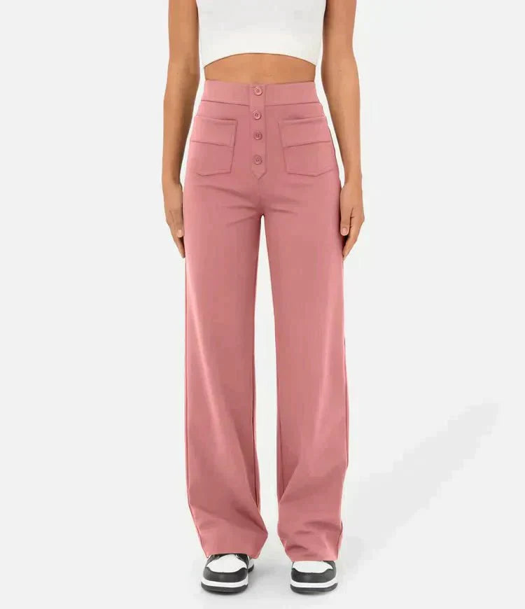 Rosie - Women's High Waist Elastic Casual Pants