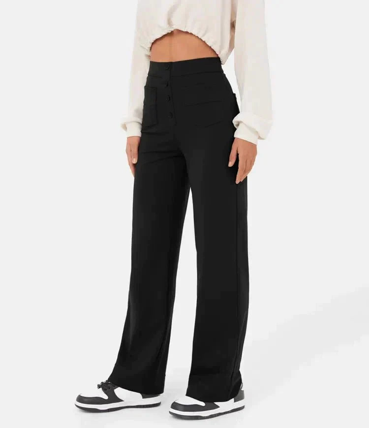 Rosie - Women's High Waist Elastic Casual Pants