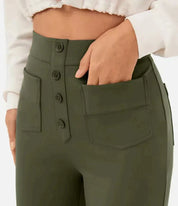 Rosie - Women's High Waist Elastic Casual Pants