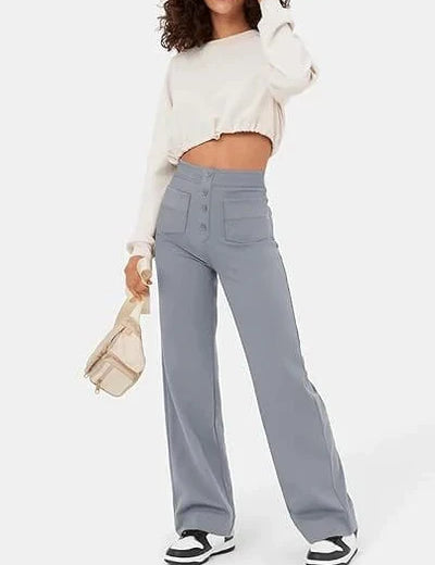 Rosie - Women's High Waist Elastic Casual Pants