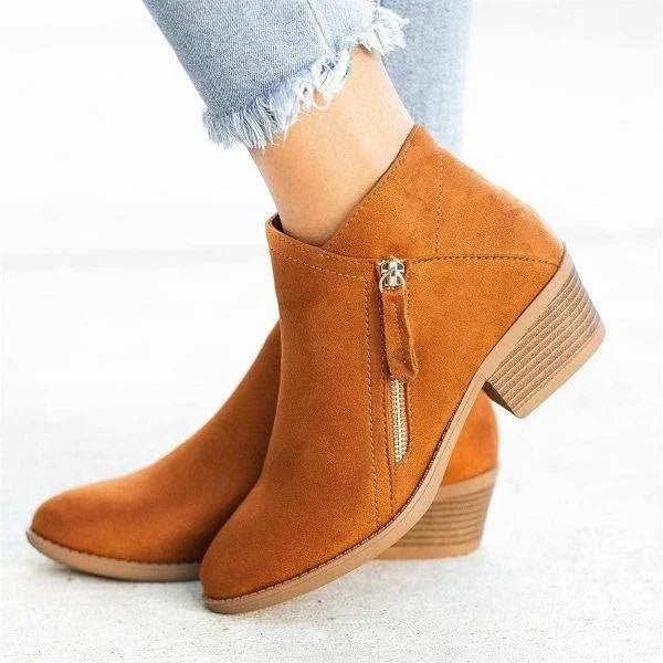 Isla - Side-Zip-Ankle Boots