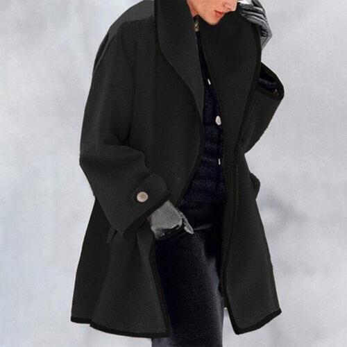 Elena - Elegant women's coat with buttons and modern cut