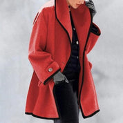 Elena - Elegant women's coat with buttons and modern cut
