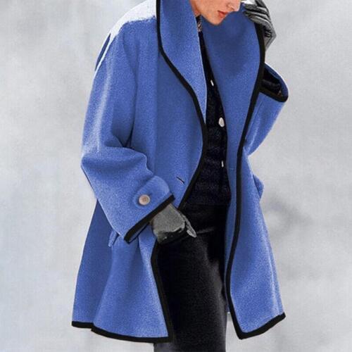 Elena - Elegant women's coat with buttons and modern cut