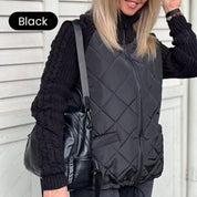 Julia - Knit Patchwork Puffy Jacket
