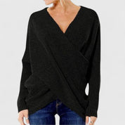 Heidi - Crossed Sweater