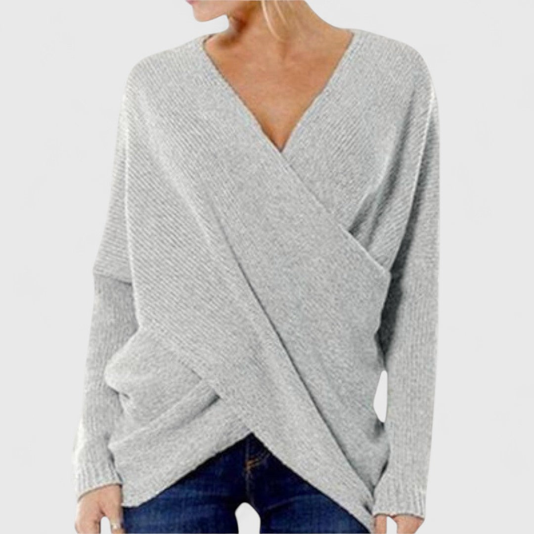Heidi - Crossed Sweater