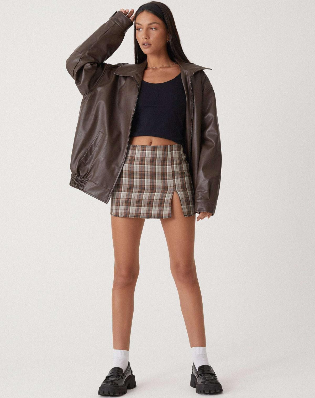 Charlotte - Women's Oversized Leather Jacket